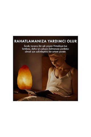 Orijinal Gerçek Himalaya Kaya Tuzu Tuz Lambası 3-4 Kg Doğal Gece Lambası Kablo Ampul Beyaz