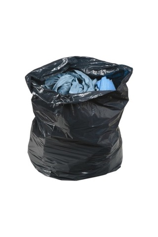 Kalın Çöp Torbası Jumbo Boy Siyah Çöp Poşeti 5 x 300 G