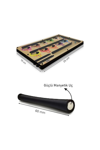 Manyetik Labirent Montessori Matematik Oyunu Harfleri Öğreniyorum Eğitici Oyuncak 25 cm