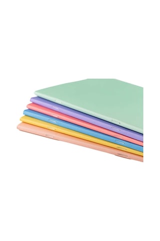 Colors A5 60 Yaprak Çizgili Karton Kapak Somon Renksiz