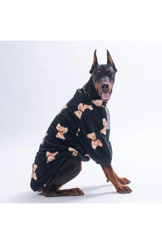 Pawstar 26754- Siyah Gentle Bruno Orta-büyük Irk Köpek Polar Sweatshirt