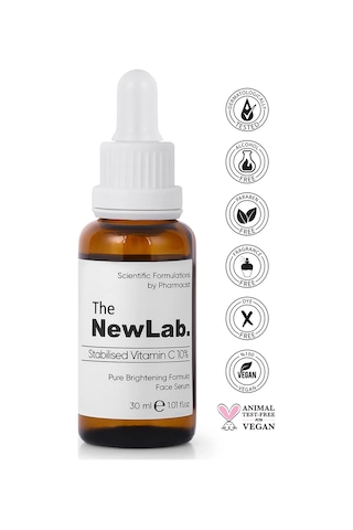 The NewLab Aydınlatıcı Cilt Tonu Eşitleyici C Vitamini Serum( %10 Ascorbic Acid, Niacinamide, Panthenol) Nl02