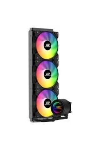 Powerboost Cırcle 360b R.bow Fan Lga1700/am5 Uyumlu 360mm Cpu Sıvı Soğutma Siyah 360 MM