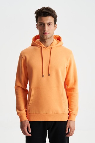 AR-MA Arma Şık Erkek Regular Fit Basic 3 İplik Şardonlu Kanguru Cepli Kapüşonlu Sweatshirt 001