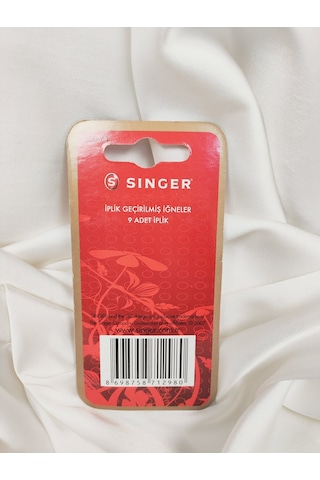 Singer İplik Geçirilmiş Dikiş İğnesi Seti - 9 Renk İplik 200-61