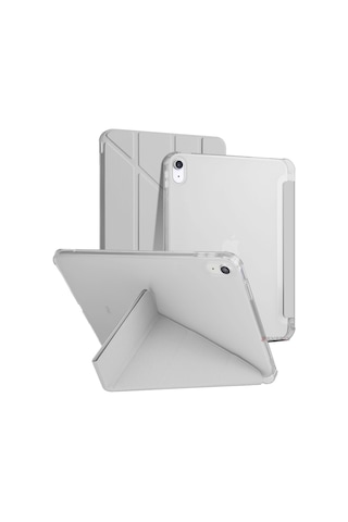 İpad 11.nesil 11 İnç 2025 A16 Uyumlu Üçgen Katlanabilir Kalemlikli Yatay Dikey Standlı Akıllı Kılıf Kapaklı Kılıf