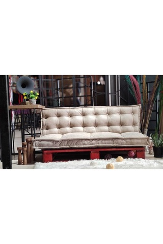 Prestigegolf Palet Oturma Balkon Teras Çocuk Odası Krem