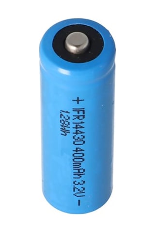 Ifr 14430 - 400 Mah 3.2V lifepo4 Pil Düğme Üstü Korumasız