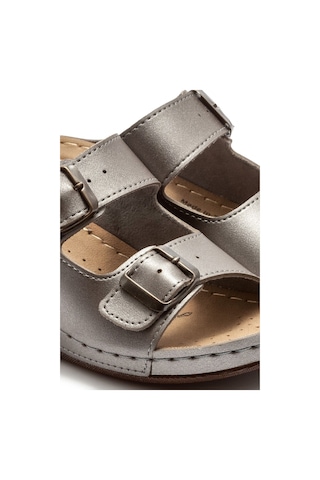 Twigy Neva Kadın Terlik Lame 36/40 ZZ0787 Gri