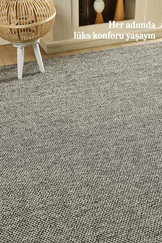 Modern Halı Sisal Bukleli Halı Gri Halı Salon Halısı Oturma Odası Halısı Koridor Halısı Yolluk Gri