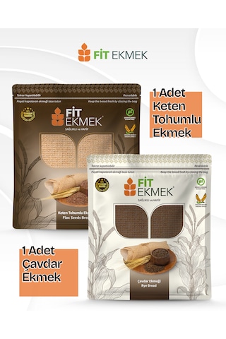 Fit Çavdar Lavaş Ekmeği 300gr Ve Keten Tohumlu Lavaş Ekmeği 300gr