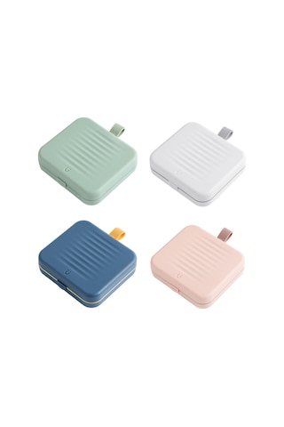 Jeemson Ev İçin Yeşil Çift Katlı Manyetik İğne Dokuma Seti - Ev Gereçleri Organizer Kutusu Yeşil