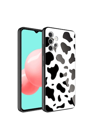 Ardemix Galaxy Uyumlu A32 4g Kılıf Kamera Korumalı Desenli Sert Silikon Epoksi Kapak - No3 NO3