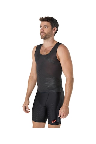 Asics Metaspeed Baselayer Top Erkek Siyah Beyaz Tshirt 2011d255-001 Siyah - Beyaz