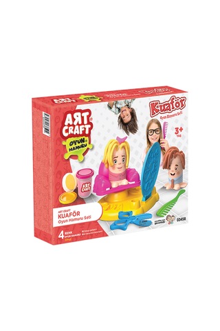 Dinozor Dişçi Art Craft Oyun Hamuru + Kuaför Art Craft Oyun Hamu