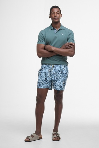 Barbour Tartan Pique Polo Yaka Te31 Vintage Teal Te31 Vintage Teal Çok Renkli