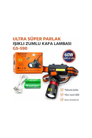 Gold Sılver Gs-590 Kafa Feneri -