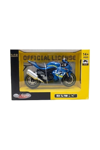 1/12 Gsx-r1000 Model Motosiklet Çok Renkli