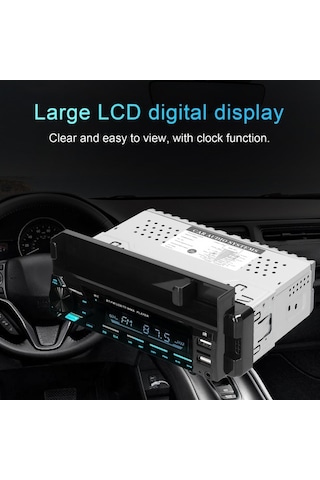 Novahub Araba Stereo Alıcısı: Bluetooth+fm+mp3+hands-free+şarj+uzaktan Kumanda