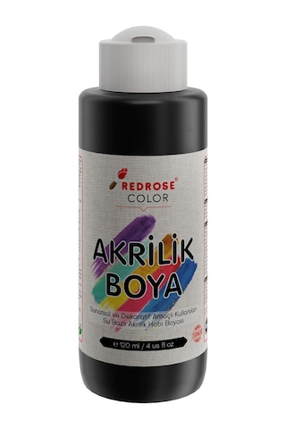 Siyah Akrilik Boya 120ml