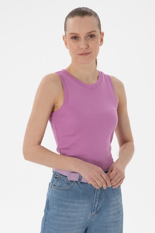 U.S. Polo Assn. Us. Polo Assn. Kadın Tişört Pembe