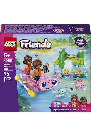 LEGO® Friends Axolotl Macera Teknesi 42681 -5 Yaş ve Üzeri Çocuklar için 2 Minifigür İçeren Yaratıcı Oyuncak Yapım Seti (95Parça)