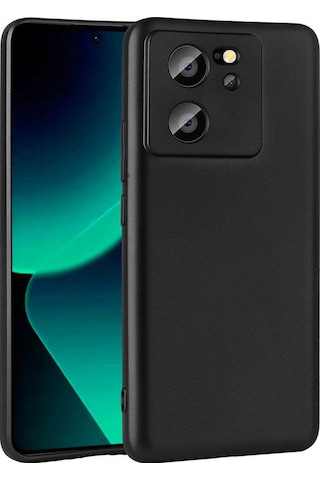 Butam Bilişim Mi 13t Pro Kılıf Premier Silikon Kapak - Siyah Siyah