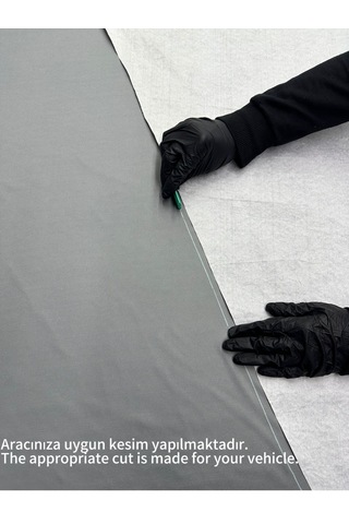 Tesla Model Y 2020- Araba Brandası Gri Kumaş Penye Toz Geçirmez Oto Garaj Branda