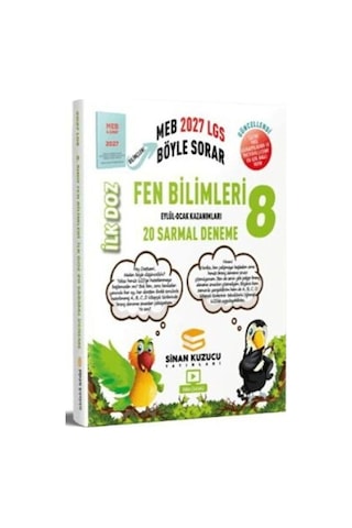 2027 8. Sınıf Fen Bilimleri İlk Doz 20 Sarmal Deneme Sinan Kuzucu 2027 8. Sınıf Fen Bilimleri İlk Doz 20 Sarmal Deneme Sinan Kuzucu