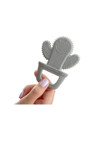 Babyjem Yumuşak Diş Kaşıyıcı Kaktüs Gri