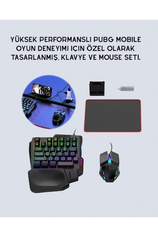 Kablosuz Mobil Oyun Kiti 5 Parça Tam Set
