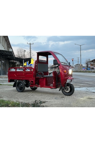 Volta VT5 2024 Elektrikli Damperli 3 Teker Kasalı Yük Taşıma Kırmızı