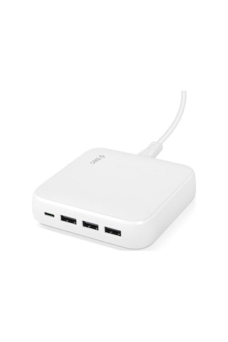 Smartcharger Quattro Gan 65w Pd Seyahat Hızlı Şarj Aleti Usb-c + 3 Usb-a Macbook, İphone Uyumlu