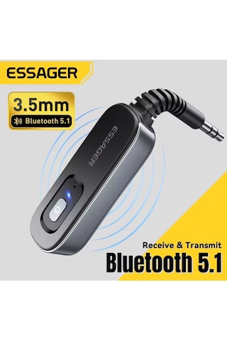 Bt10 Bluetooth 5.1 Çevirici Adaptör İkili Mode/lisanslı Araba Müz