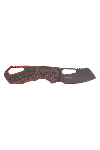 Mkm Isonzo M390 Cleaver Lava Flow Dark Kamp Çakı Çok Renkli