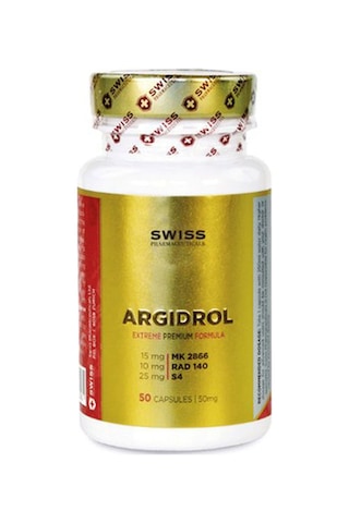 Swiss Argidrol 50 Mg 50 Caps Sarms Mk2866 Ostarine Rad140 S4