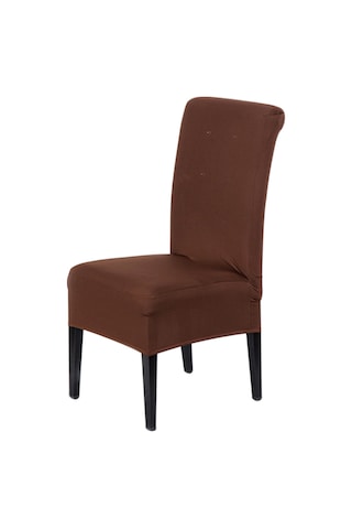 Mufunye Otel Ofis Restoran Yüksek Omuzlu Sandalye Kılıfı - Basit Tek Renkli, Esnek Tek Parça Kumaş, Kaymazsız, 21 Renkten Seçim, Stil 8 Çok Renkli