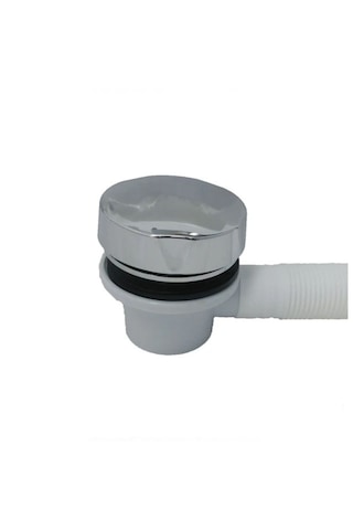 Küvet Tromplemi Kumandalı Otomatik Küvet Jakuzi Sifonu Stoplu Beyaz