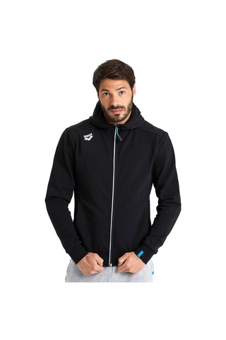 Arena Team Hooded Panel Erkek Siyah Günlük Stil Ceket 004906500 1413164 Siyah