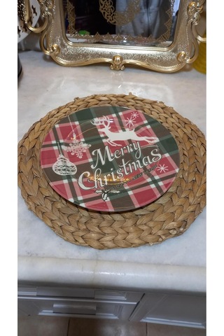 Pasta Tabak Yeniyıl 19 Cm 6 Lı Çok Renkli