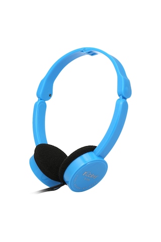 Teltree Kubıte T-111 3.5mm Kulaküstü Kablolu Kulaklık - Katlanabilir, Yumuşak Yastık, Hafif 60g , Müzik Ve Oyun İçin, Mavi