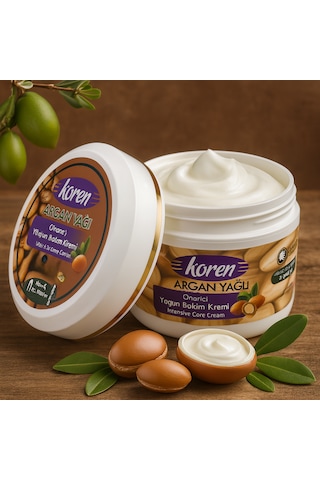 Argan Yağlı Yoğun Nemlendirici Ve Onarıcı Krem 150 Ml