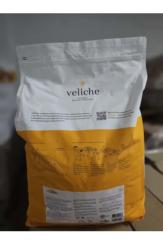 Veliche Belçika Beyaz Pul Çikolata %30 10kg