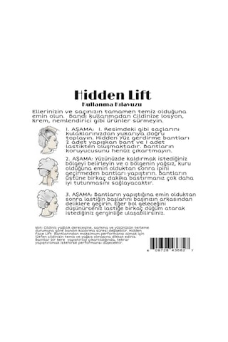 Hidden Life Yüz Boyun Germe Bantları 20 Adet + İp