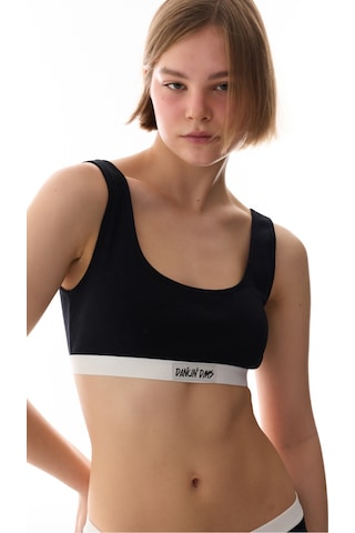 Penti Ribbed Bra Bikini Üstü Siyah