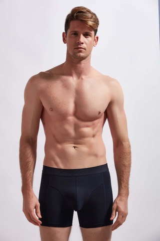 Josejuan 3'Lü Erkek Boxer Koton Likralı Yazılı Lastik 1003