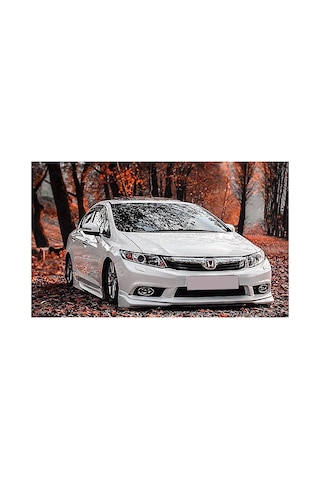 Honda Civic Fb7 Modulo Ön Ek Plastik Siyah Karlık-ön-ek-bodykit 2012 2013 2014 2015 2016