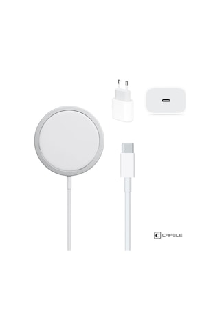 3 In 1 Apple Uyumlu iPhone 12 Serisi Magsafe Şarj Ve 20w Pd Hızlı Şarj Seti