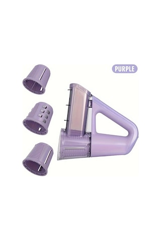 Xuweiwei Mor Çok Fonksiyonlu Elektrikli El Tipi Sebze Dograyici Dilimleyici Usb Sarjli Paslanmaz Celik Bicaklar Abs Mor