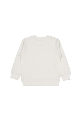 Civil Girls Kedi Baskılı 2-5 Yaş Sweatshirt - Ekru